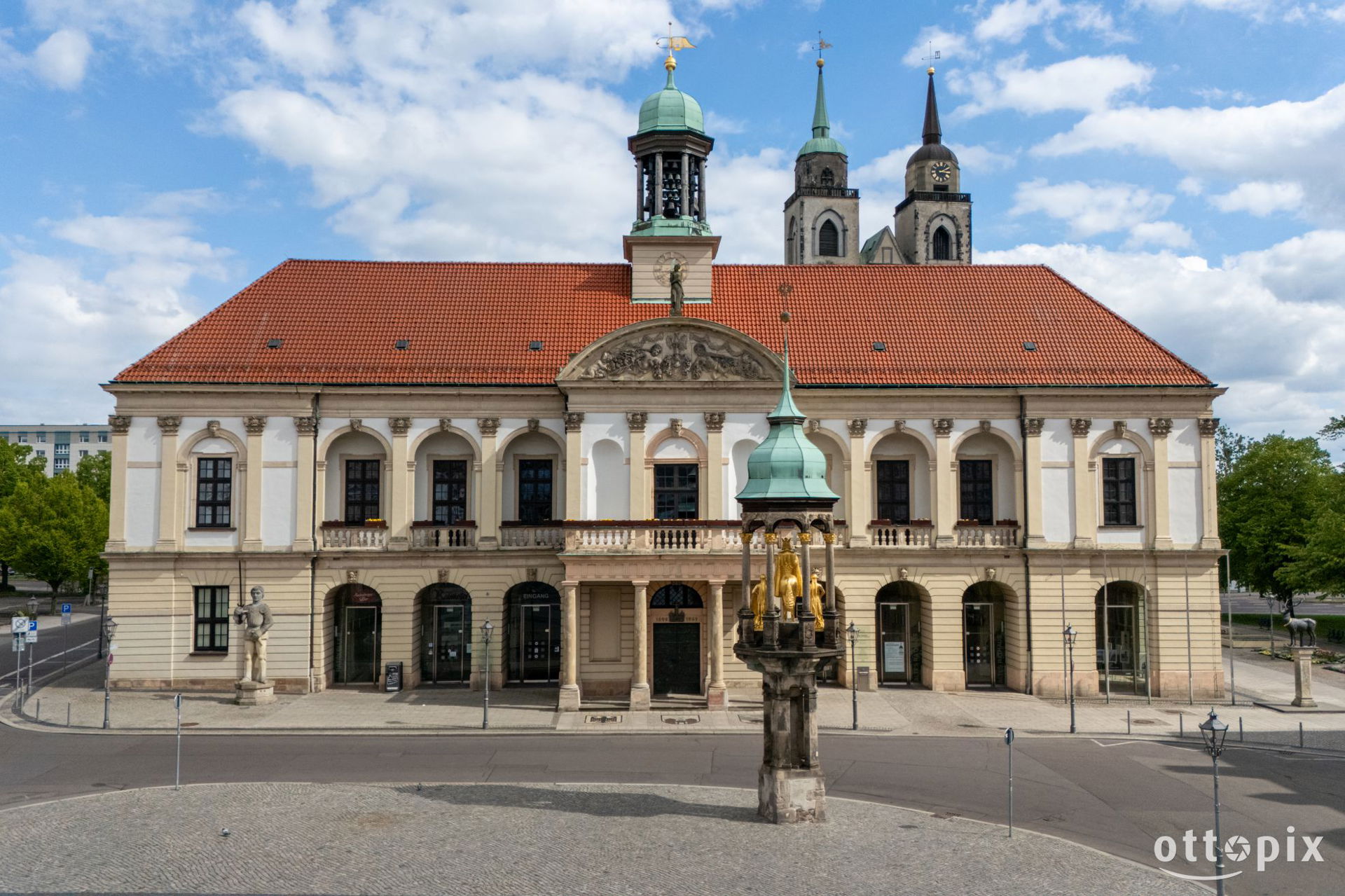 Altes Rathaus Magdeburg Westfassade