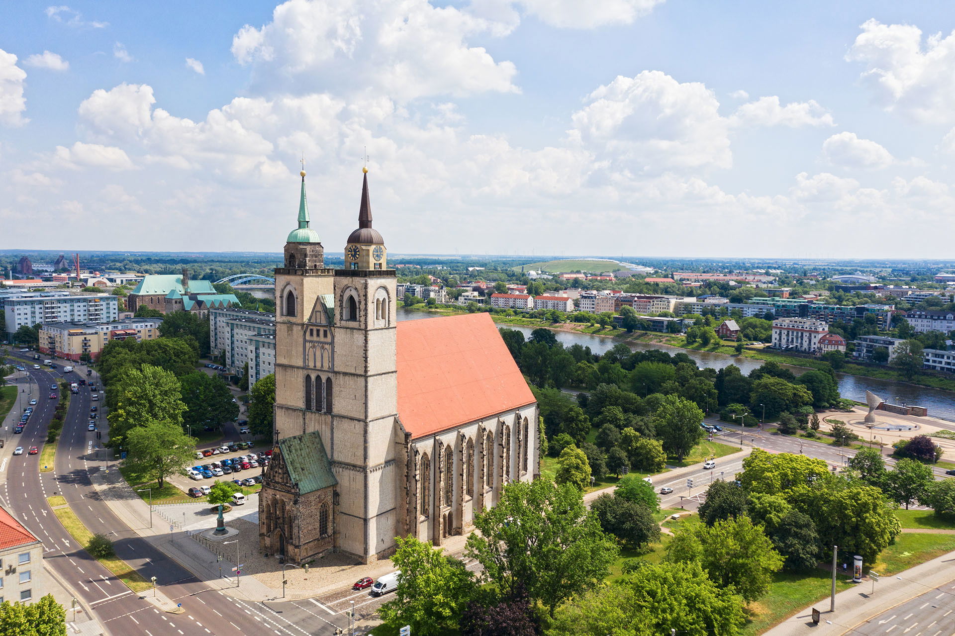 Johanniskirche - Luftaufnahme