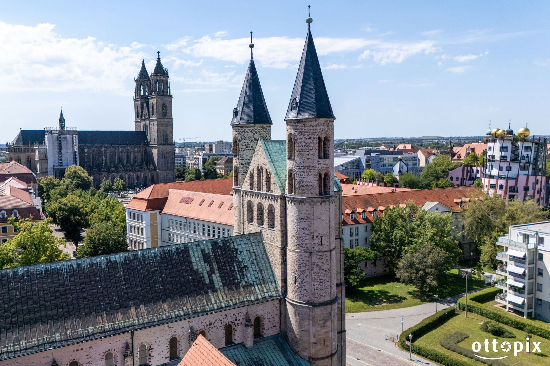 Blick über die Klosterkirche