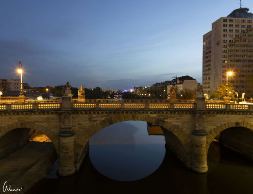 Zollbrücke am Morgen