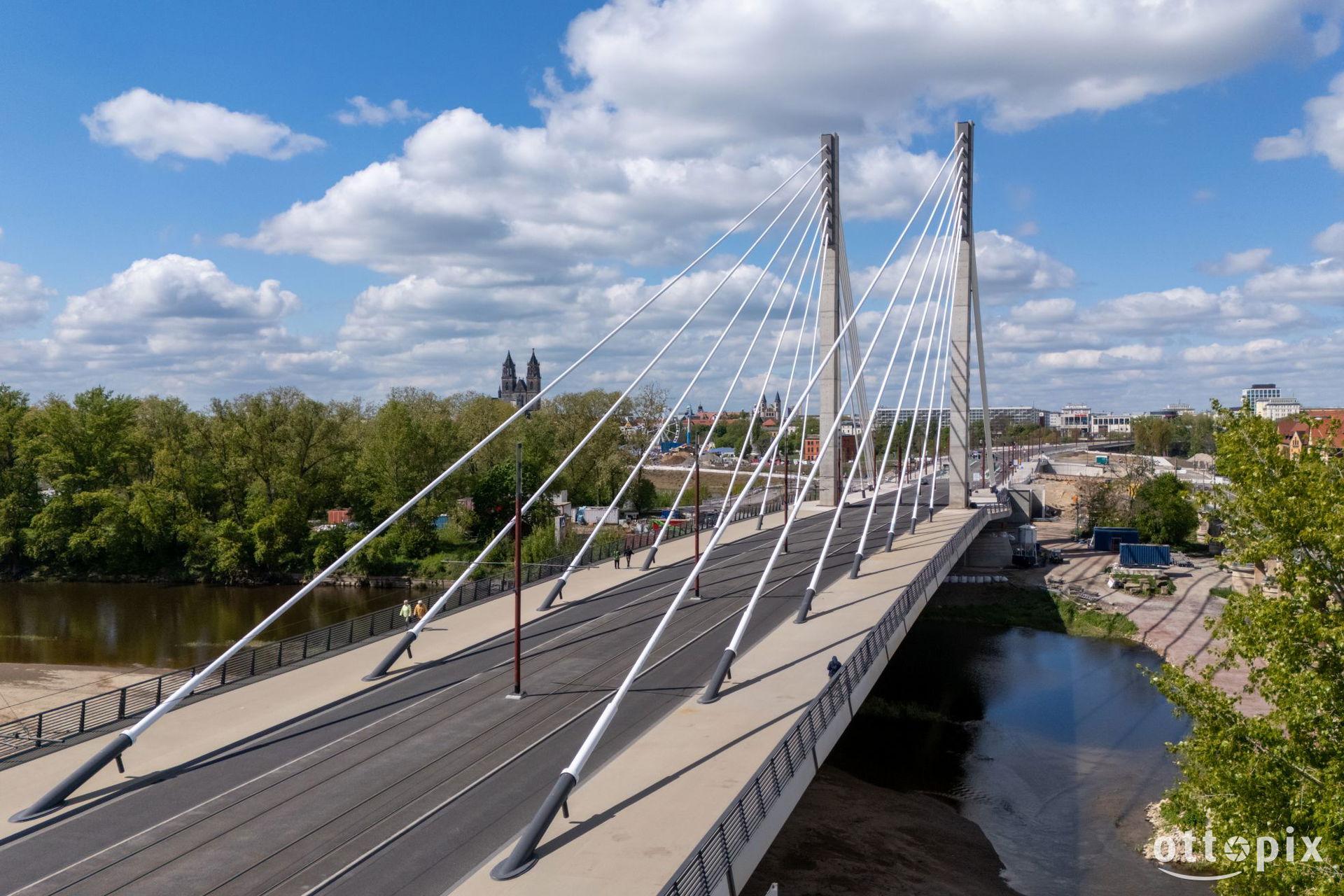 Kaiser-Otto-Brücke Panoramabild