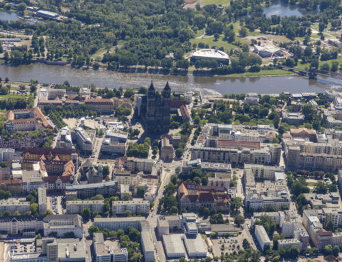 Rundflug über Magdeburg